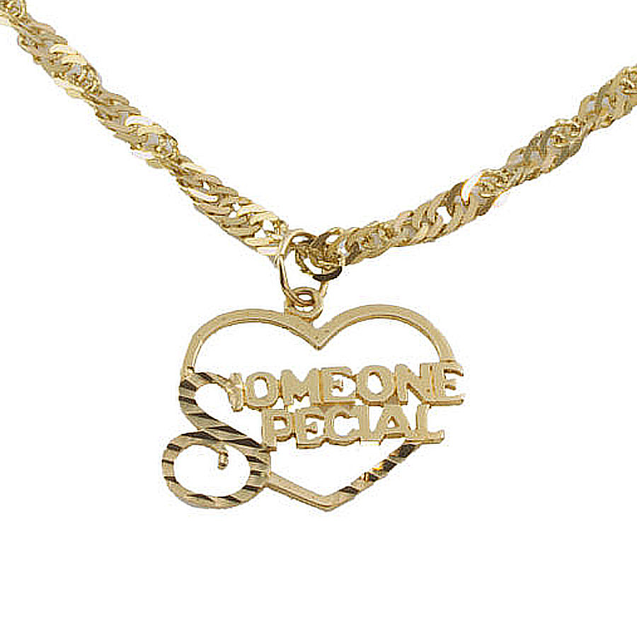 9ct gold 5.3g 18 inch Chain with Pendant